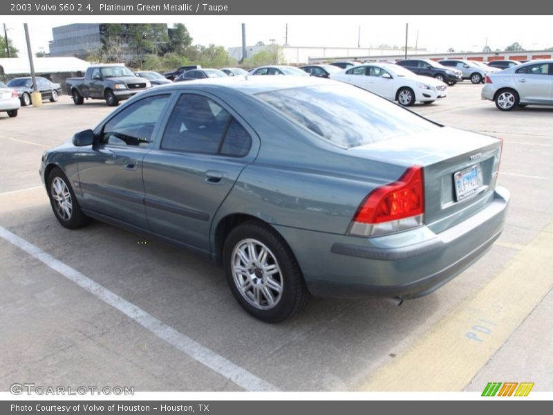 Platinum Green Metallic / Taupe 2003 Volvo S60 2.4