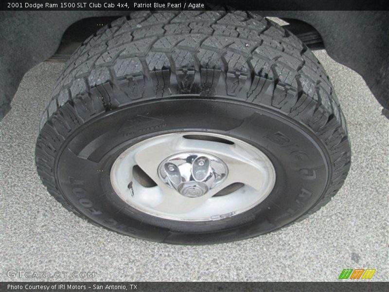 Patriot Blue Pearl / Agate 2001 Dodge Ram 1500 SLT Club Cab 4x4