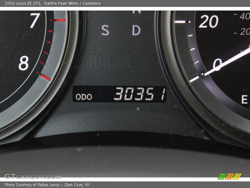 Starfire Pearl White / Cashmere 2009 Lexus ES 350