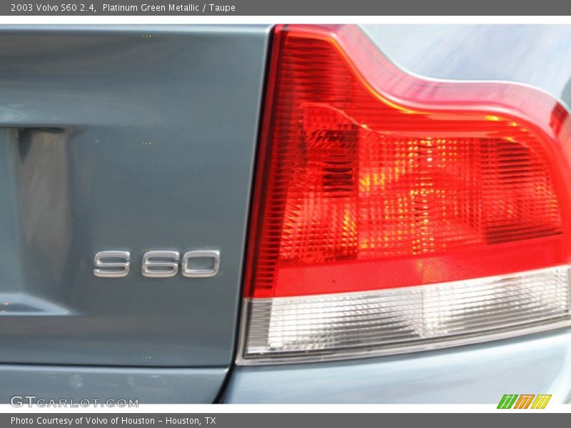 Platinum Green Metallic / Taupe 2003 Volvo S60 2.4