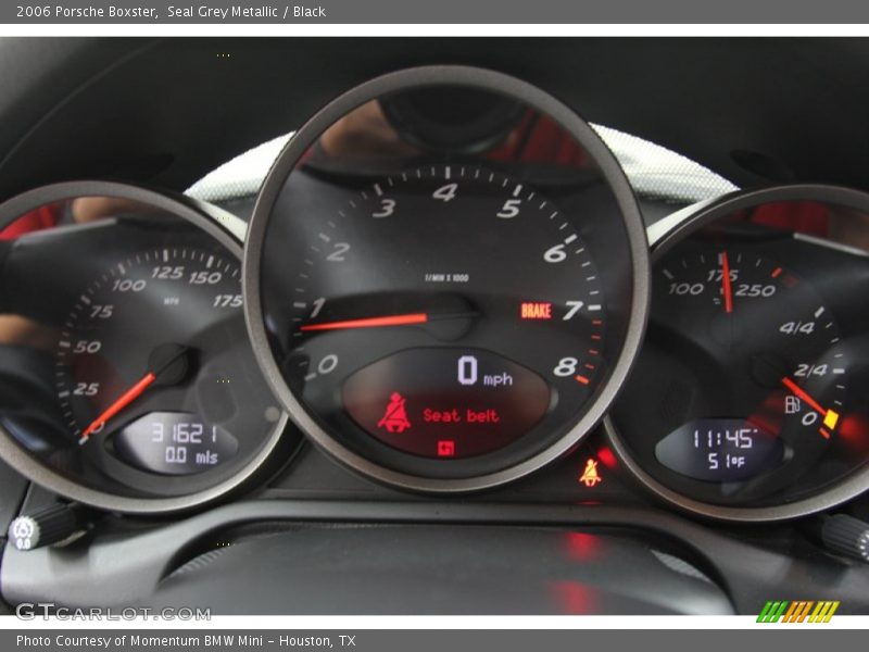 Seal Grey Metallic / Black 2006 Porsche Boxster