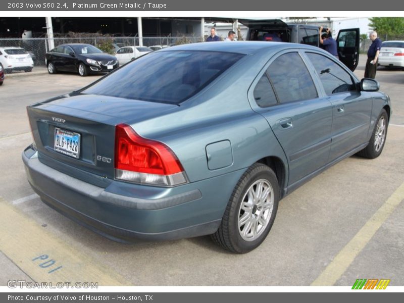 Platinum Green Metallic / Taupe 2003 Volvo S60 2.4