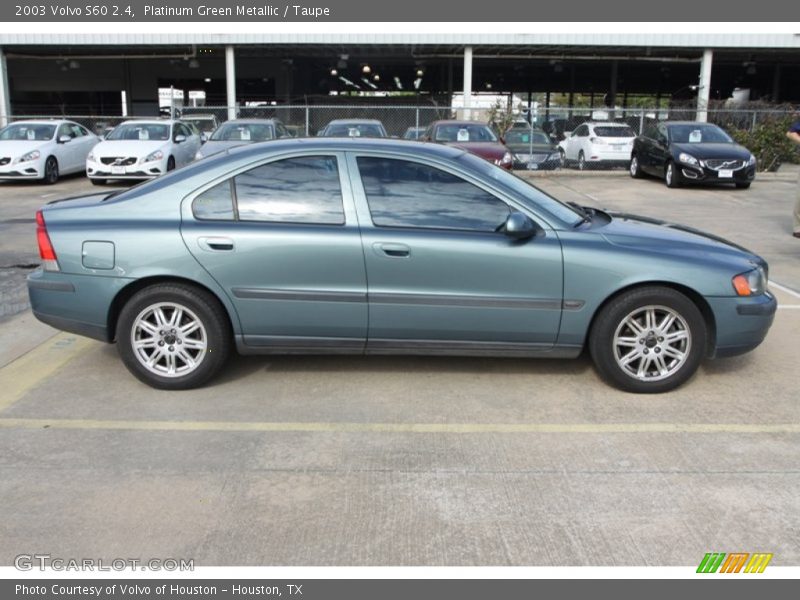 Platinum Green Metallic / Taupe 2003 Volvo S60 2.4