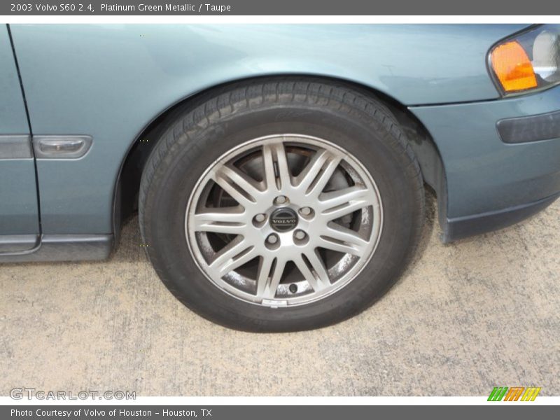 Platinum Green Metallic / Taupe 2003 Volvo S60 2.4