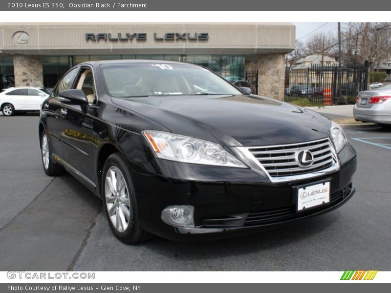 Obsidian Black / Parchment 2010 Lexus ES 350