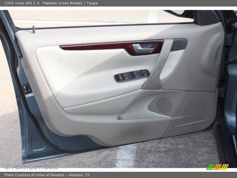 Platinum Green Metallic / Taupe 2003 Volvo S60 2.4