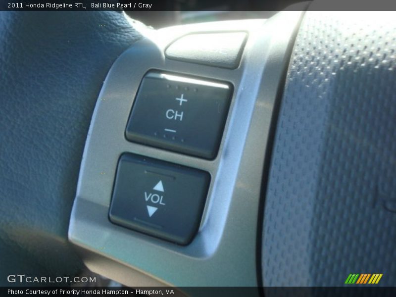 Bali Blue Pearl / Gray 2011 Honda Ridgeline RTL