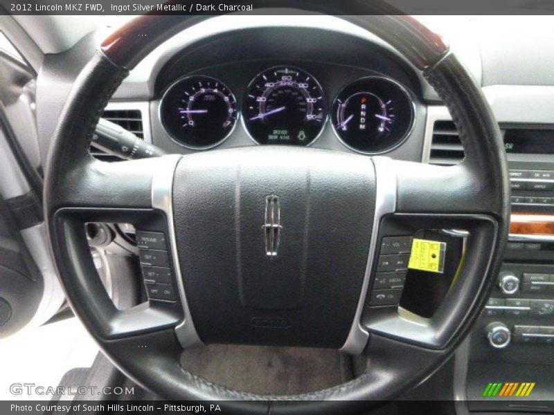 Ingot Silver Metallic / Dark Charcoal 2012 Lincoln MKZ FWD