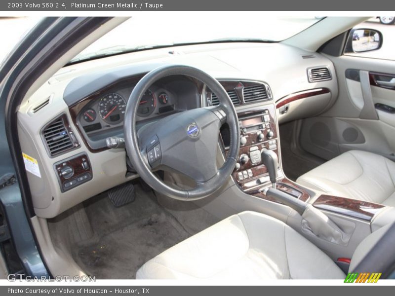Platinum Green Metallic / Taupe 2003 Volvo S60 2.4