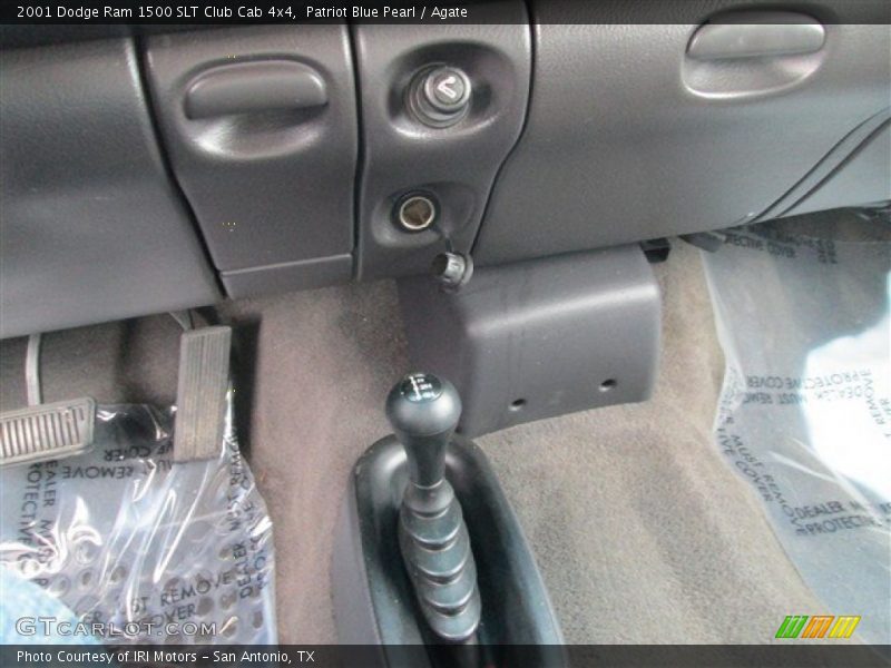 Patriot Blue Pearl / Agate 2001 Dodge Ram 1500 SLT Club Cab 4x4