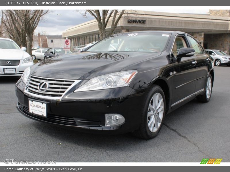 Obsidian Black / Parchment 2010 Lexus ES 350