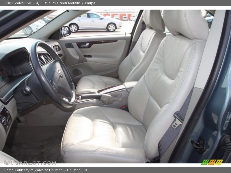 Platinum Green Metallic / Taupe 2003 Volvo S60 2.4