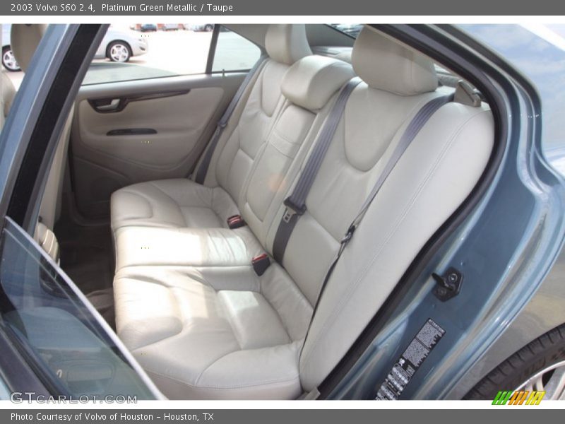 Platinum Green Metallic / Taupe 2003 Volvo S60 2.4