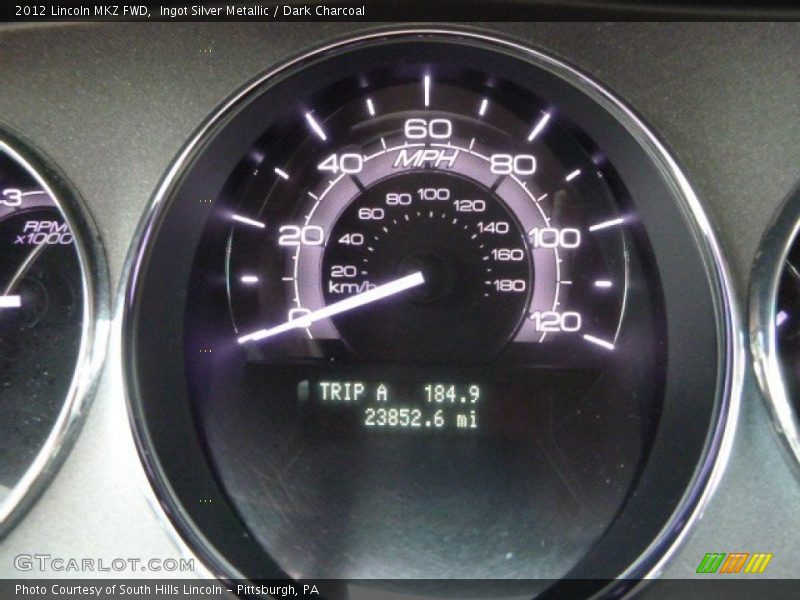 Ingot Silver Metallic / Dark Charcoal 2012 Lincoln MKZ FWD