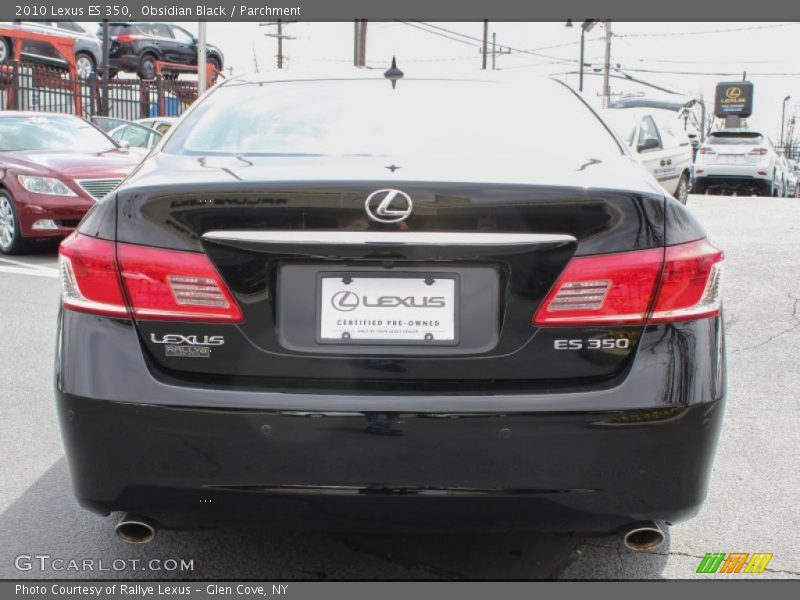 Obsidian Black / Parchment 2010 Lexus ES 350