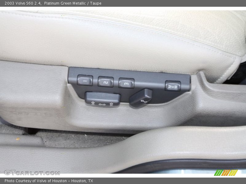 Platinum Green Metallic / Taupe 2003 Volvo S60 2.4