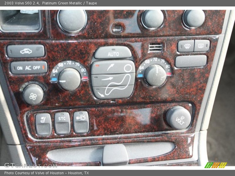 Platinum Green Metallic / Taupe 2003 Volvo S60 2.4