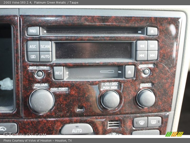 Platinum Green Metallic / Taupe 2003 Volvo S60 2.4