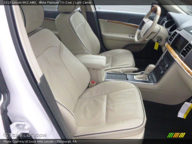 White Platinum Tri-Coat / Light Camel 2010 Lincoln MKZ AWD