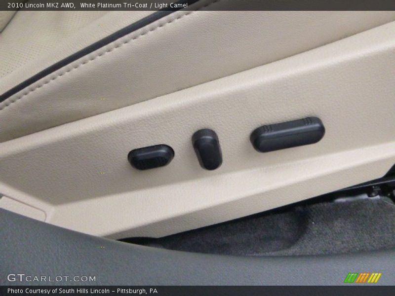White Platinum Tri-Coat / Light Camel 2010 Lincoln MKZ AWD