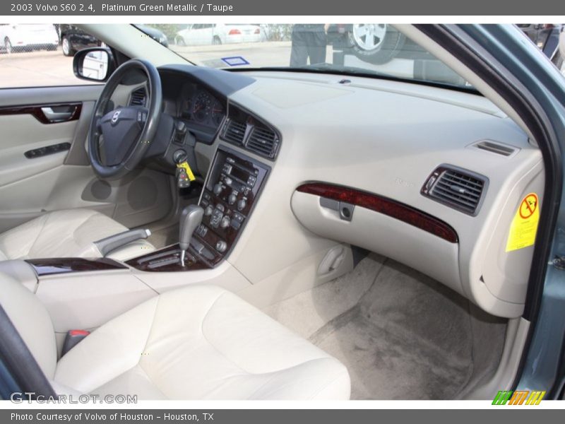 Platinum Green Metallic / Taupe 2003 Volvo S60 2.4