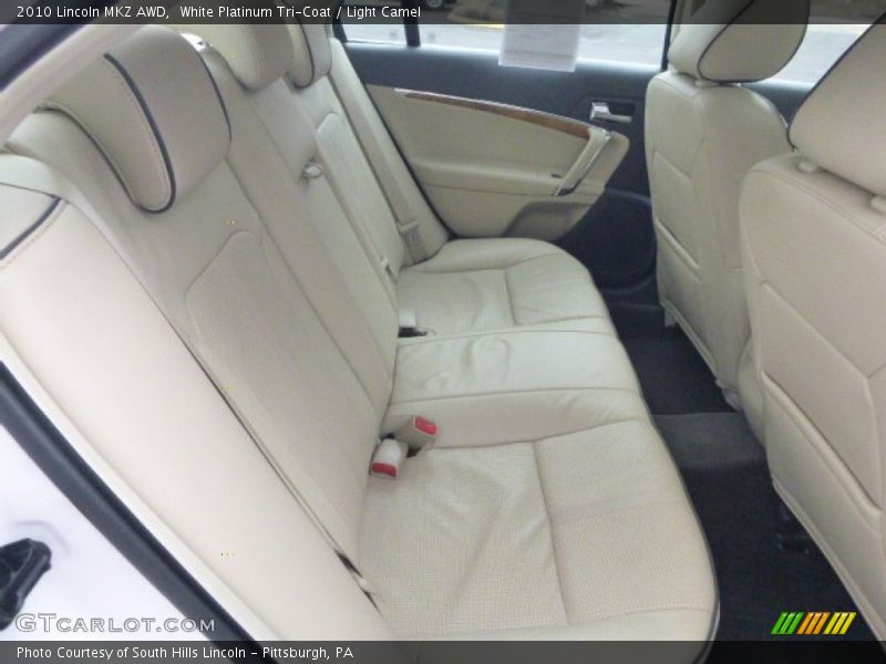 White Platinum Tri-Coat / Light Camel 2010 Lincoln MKZ AWD