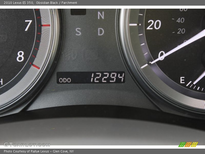 Obsidian Black / Parchment 2010 Lexus ES 350