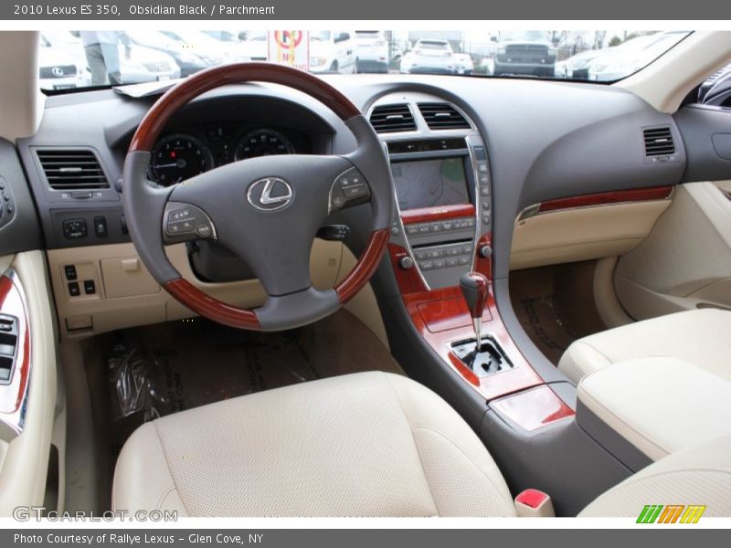 Obsidian Black / Parchment 2010 Lexus ES 350