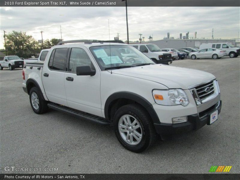 White Suede / Camel/Sand 2010 Ford Explorer Sport Trac XLT