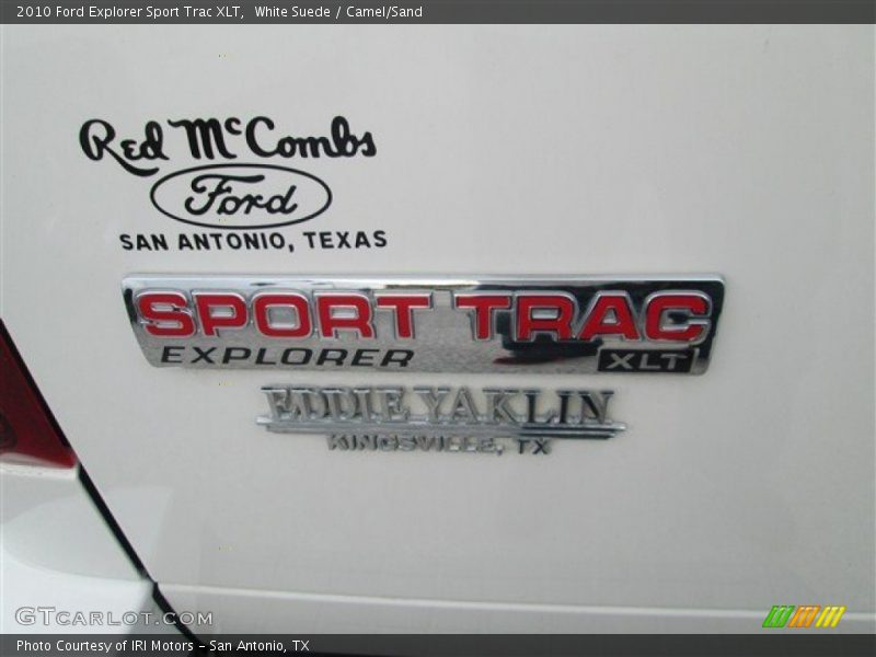 White Suede / Camel/Sand 2010 Ford Explorer Sport Trac XLT