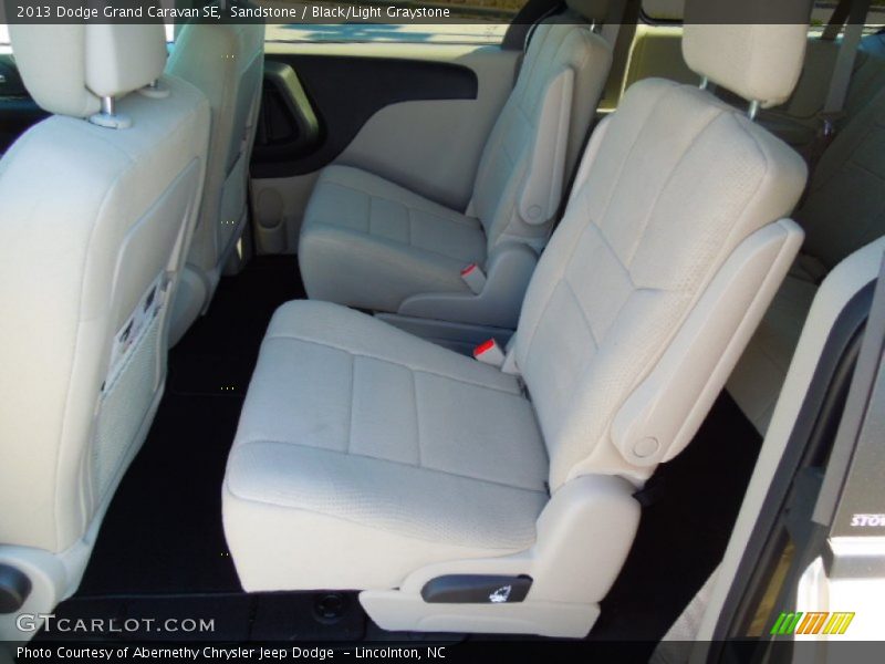 Sandstone / Black/Light Graystone 2013 Dodge Grand Caravan SE