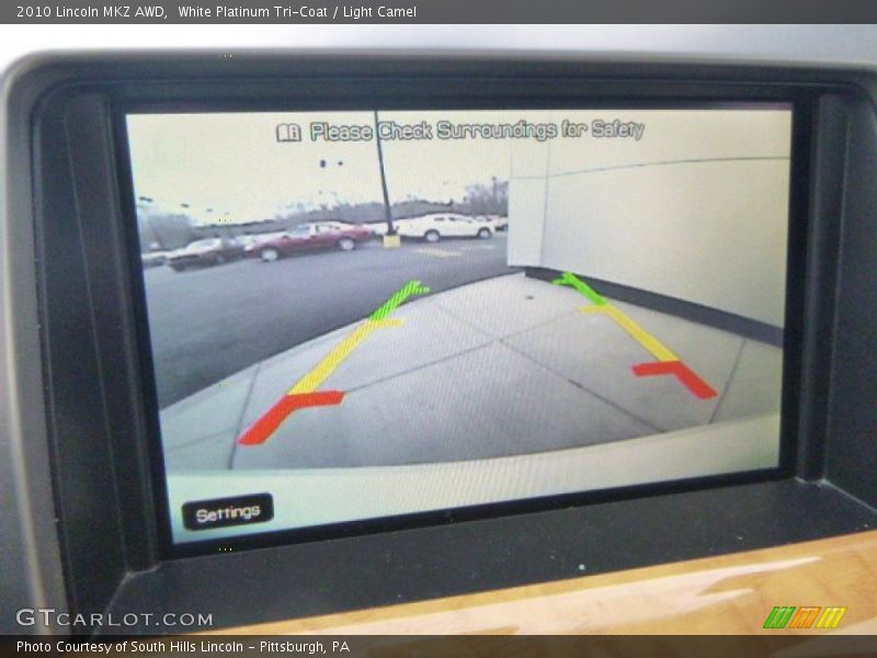 White Platinum Tri-Coat / Light Camel 2010 Lincoln MKZ AWD