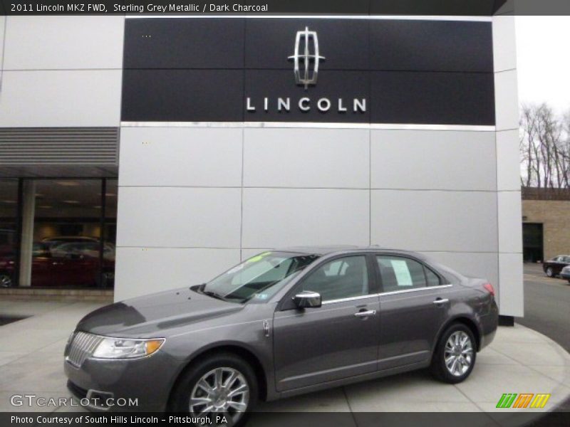 Sterling Grey Metallic / Dark Charcoal 2011 Lincoln MKZ FWD