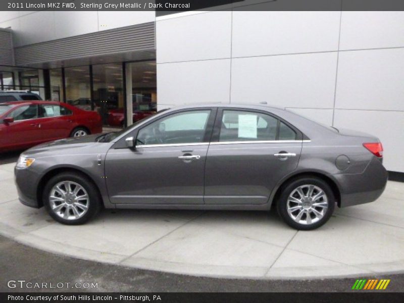 Sterling Grey Metallic / Dark Charcoal 2011 Lincoln MKZ FWD
