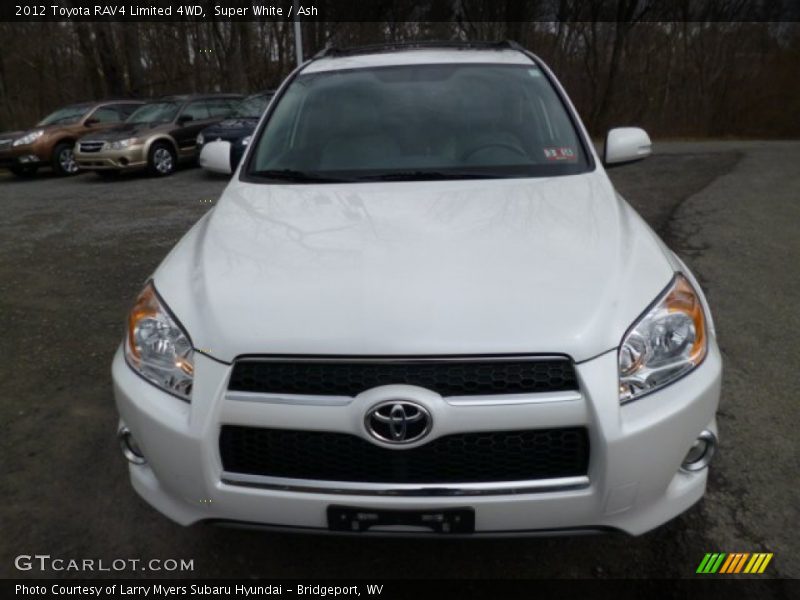 Super White / Ash 2012 Toyota RAV4 Limited 4WD