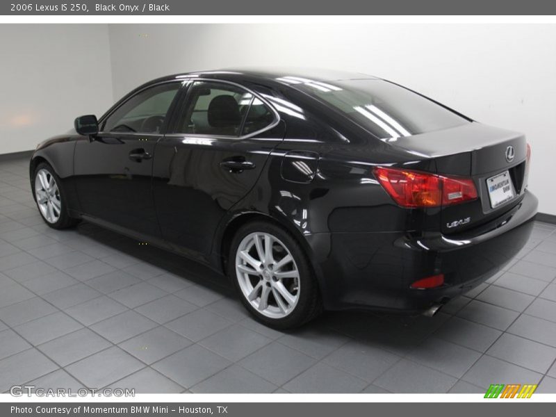 Black Onyx / Black 2006 Lexus IS 250