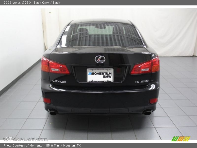 Black Onyx / Black 2006 Lexus IS 250