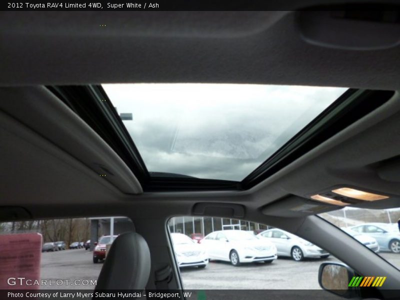 Super White / Ash 2012 Toyota RAV4 Limited 4WD