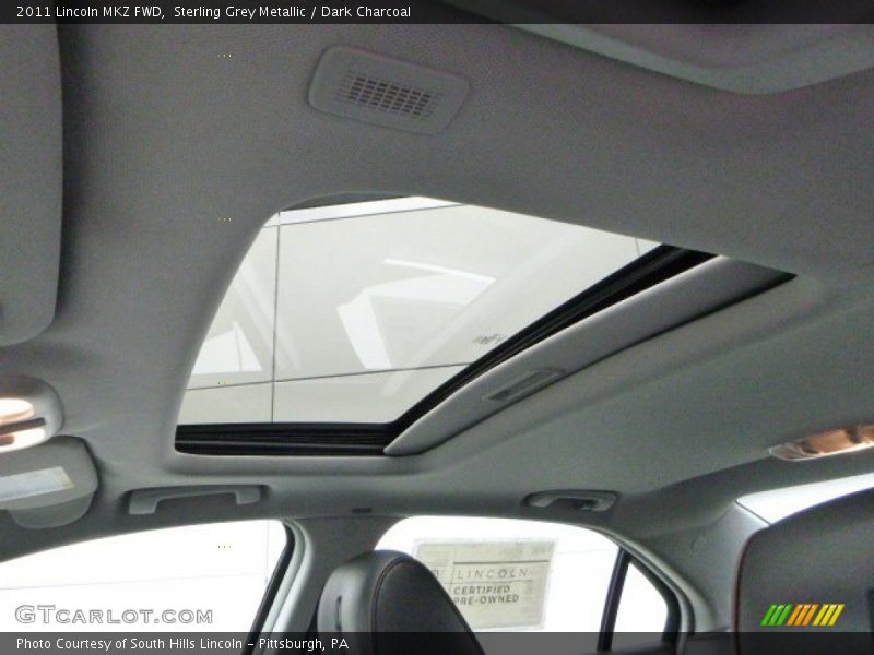 Sterling Grey Metallic / Dark Charcoal 2011 Lincoln MKZ FWD