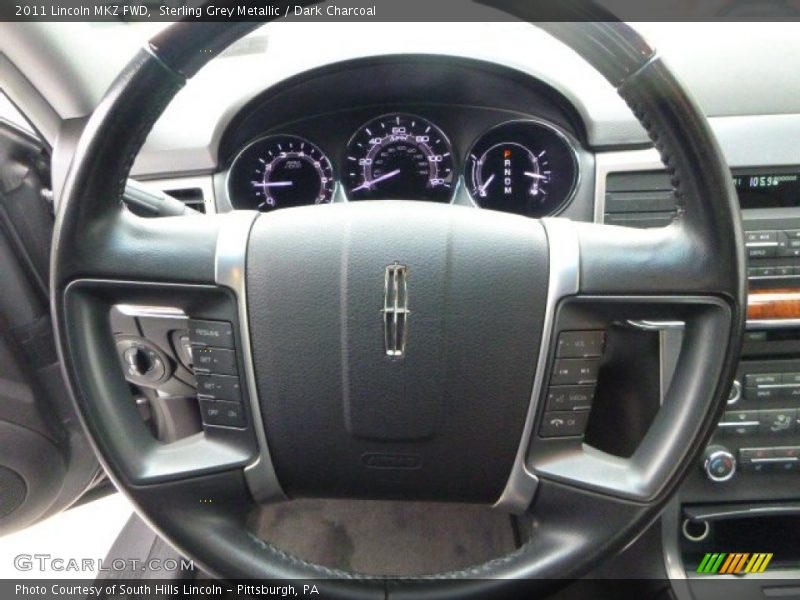 Sterling Grey Metallic / Dark Charcoal 2011 Lincoln MKZ FWD