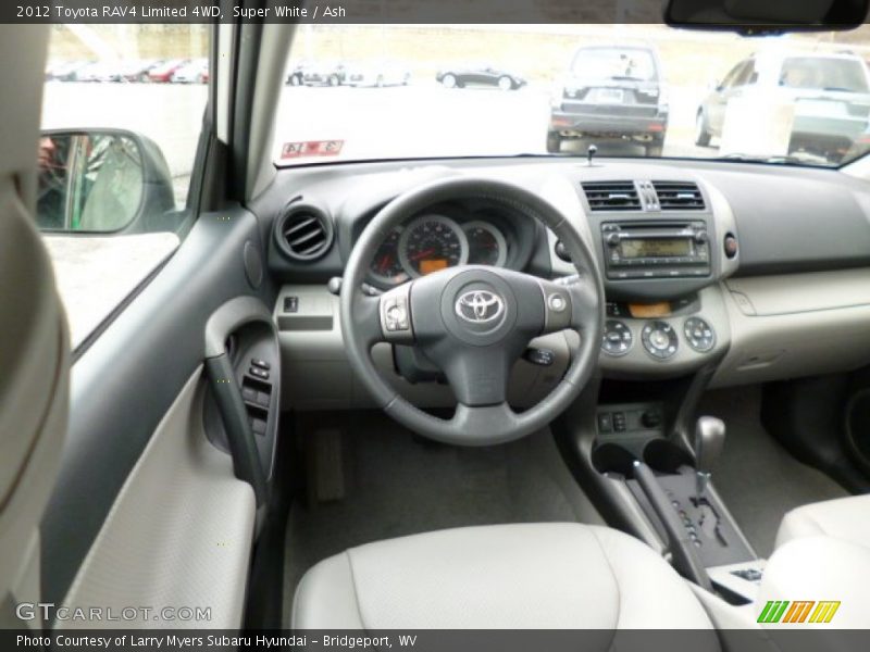 Super White / Ash 2012 Toyota RAV4 Limited 4WD