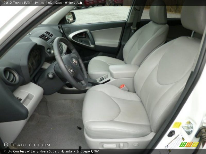 Super White / Ash 2012 Toyota RAV4 Limited 4WD