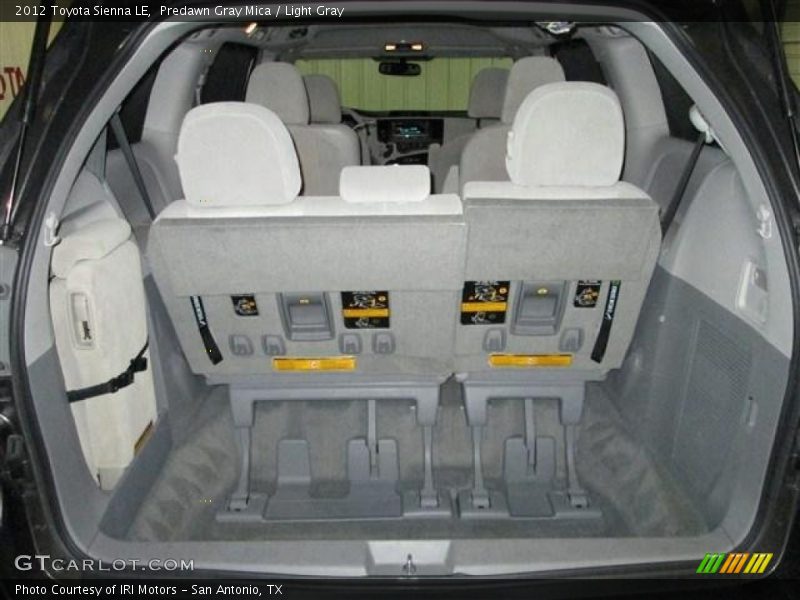 Predawn Gray Mica / Light Gray 2012 Toyota Sienna LE