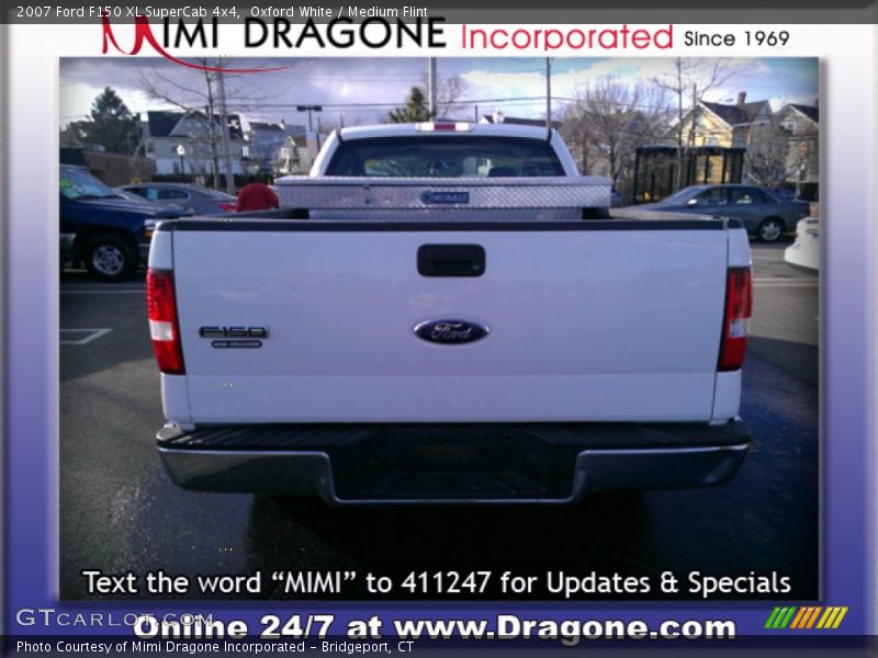 Oxford White / Medium Flint 2007 Ford F150 XL SuperCab 4x4