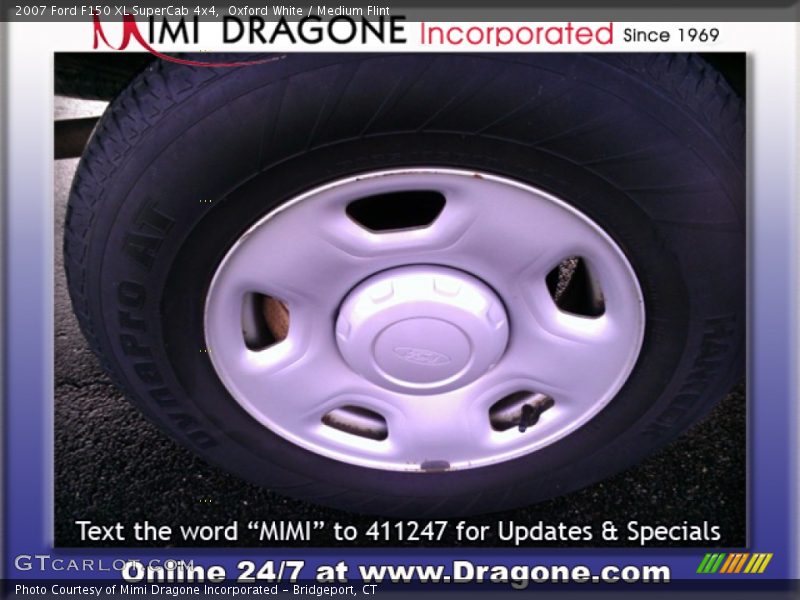 Oxford White / Medium Flint 2007 Ford F150 XL SuperCab 4x4