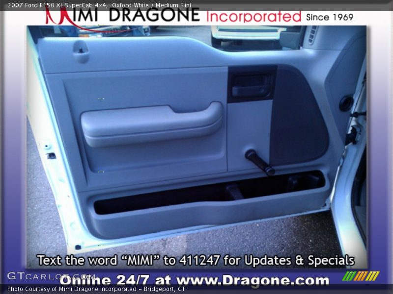 Oxford White / Medium Flint 2007 Ford F150 XL SuperCab 4x4