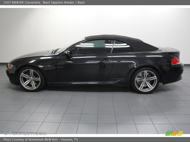  2007 M6 Convertible Black Sapphire Metallic