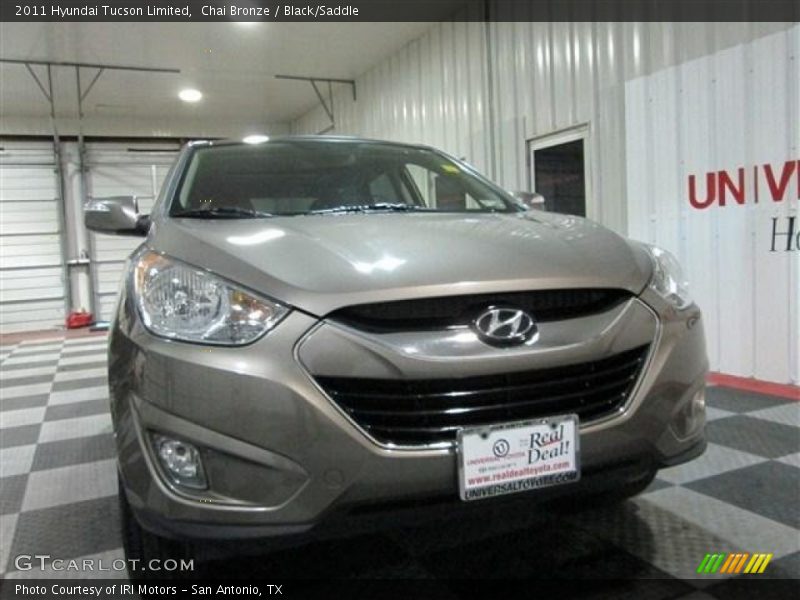 Chai Bronze / Black/Saddle 2011 Hyundai Tucson Limited