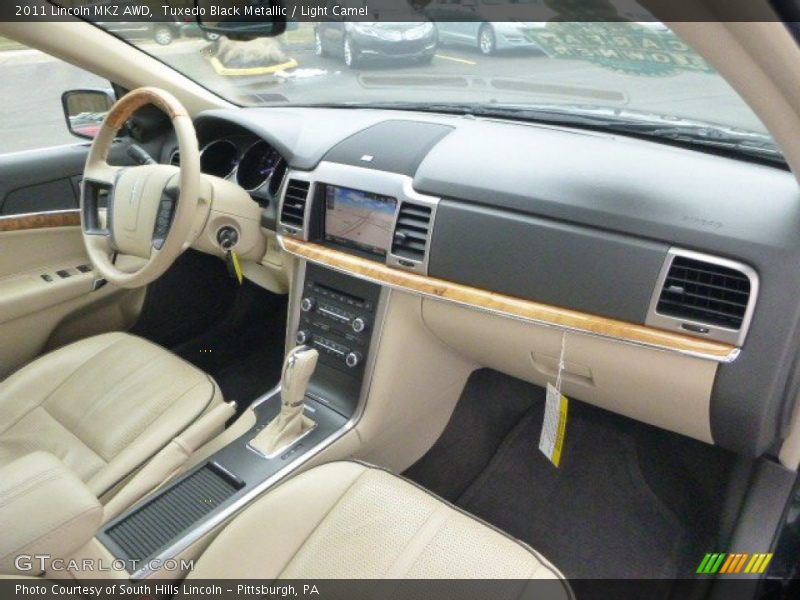 Tuxedo Black Metallic / Light Camel 2011 Lincoln MKZ AWD
