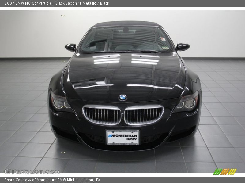 Black Sapphire Metallic / Black 2007 BMW M6 Convertible